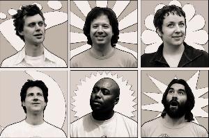 Clockwise from upper right: Darrick Wood, Matt Scobee, Suki Anderson, Ray Rizzo, Maureice Hamilton and Mark ‘Lupe’ Anderson. Photo by Laura Roberts