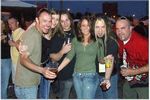 Photo of Partying at Staind concert, from left: Max Issacs, Kris Williams, Derrick Owens, Michelle Phillips, Eddy Metal , Eric Sachs (former Inhuman drummer)