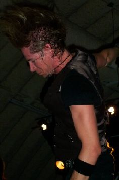 LA Guns singers Marty Casey. Photo by Eddy Burke