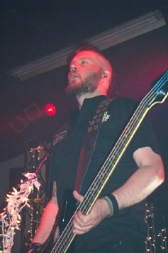 Bassist Dale Stewart of Seether. Photo by Eddy Burke