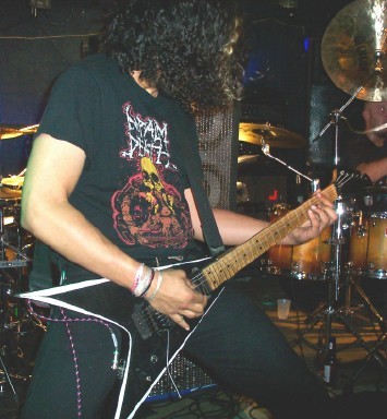 John Laux of Warbringer. Photo uncredited