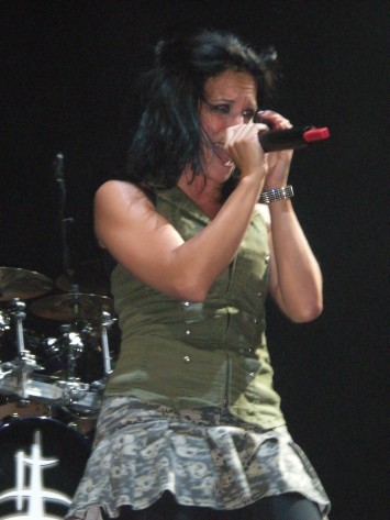 Cristina Scabbia, Lacuna Coil. Photo by Eddy Burke