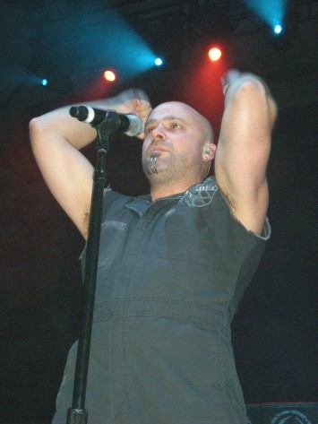 David Draiman, Disturbed. Photo by Eddy Burke
