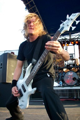 Hennka Seppala, Children of Bodom. Photo by Eddy Burke