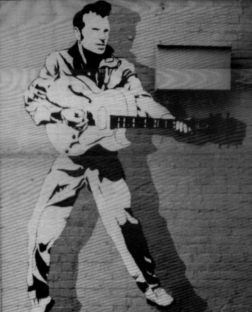 Ricky Feather's Mural of Ersel Hickey.
