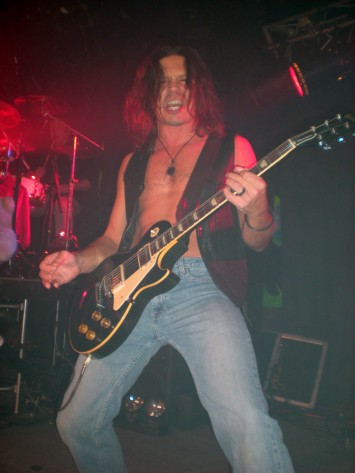 Fire Dept. guitarist Jon Huffman. Photo By Eddy Burke